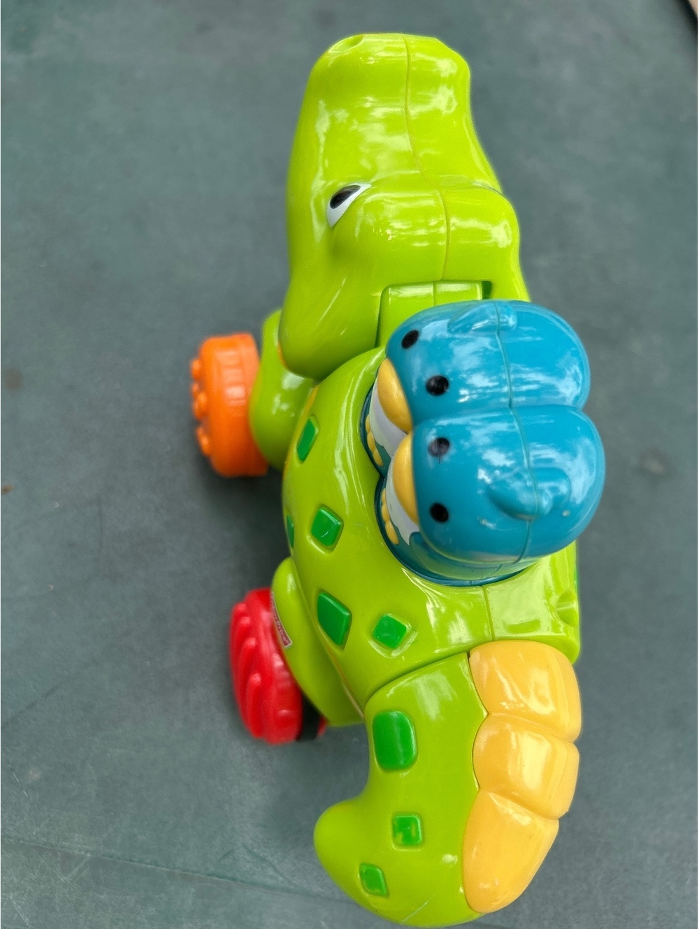 Fisher-Price Amazing Animals Press N Go Crocodile Alligator Toddler Toy. Works